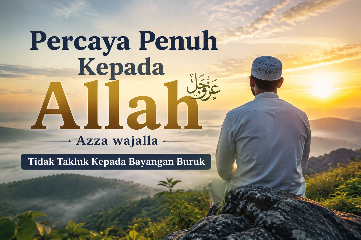 Percaya Penuh Kepada Allah Azza wajalla, Tidak Takluk Kepada Bayangan Buruk