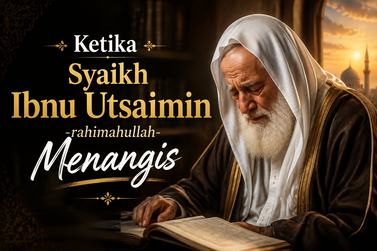 Ketika Syaikh Ibnu Utsaimin -rahimahullah- Menangis